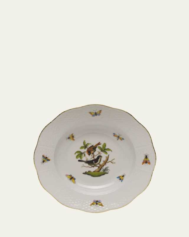 Rothschild Bird Motif 4 Rim Soup Plate